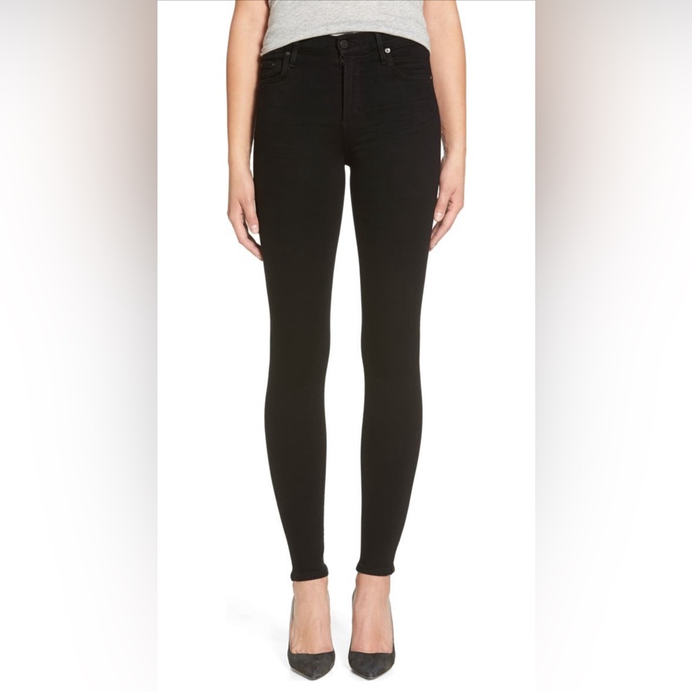 Like New Citizens of Humanity Avedon Ultra Skinny Jeans in Black, Size 27